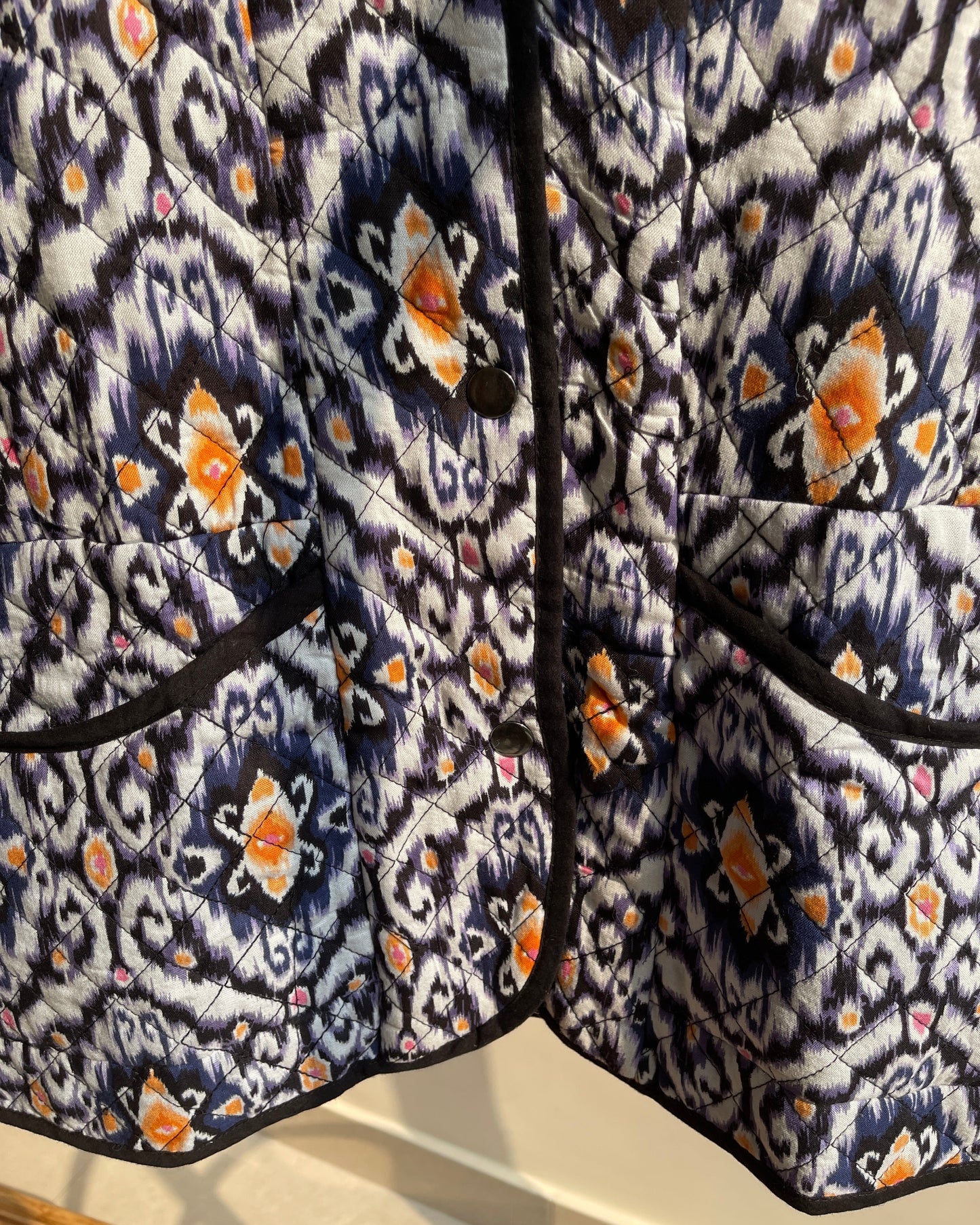 Ember Ikat Quilted Vest (S)