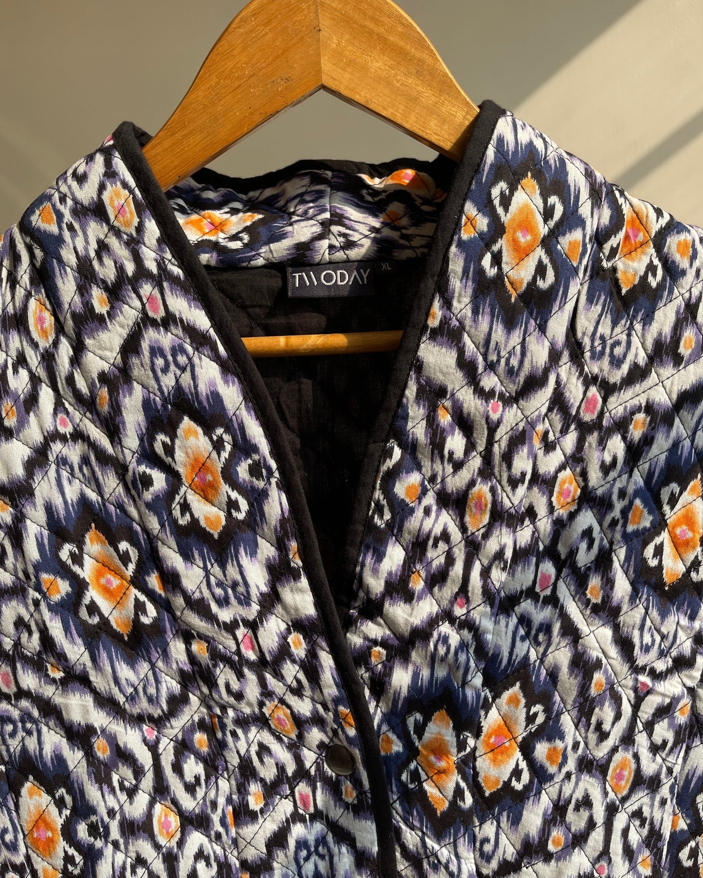 Ember Ikat Quilted Vest (S)