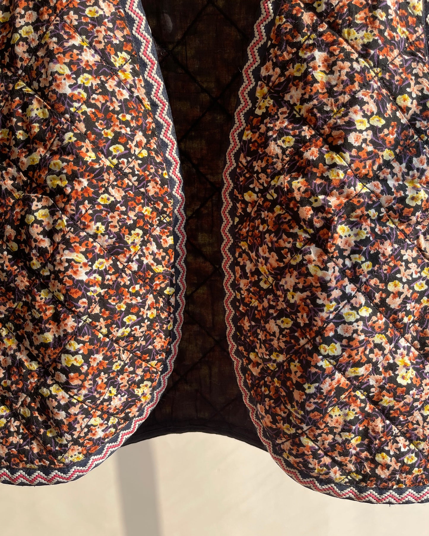 Ikat Quilted Utility Vest(S)