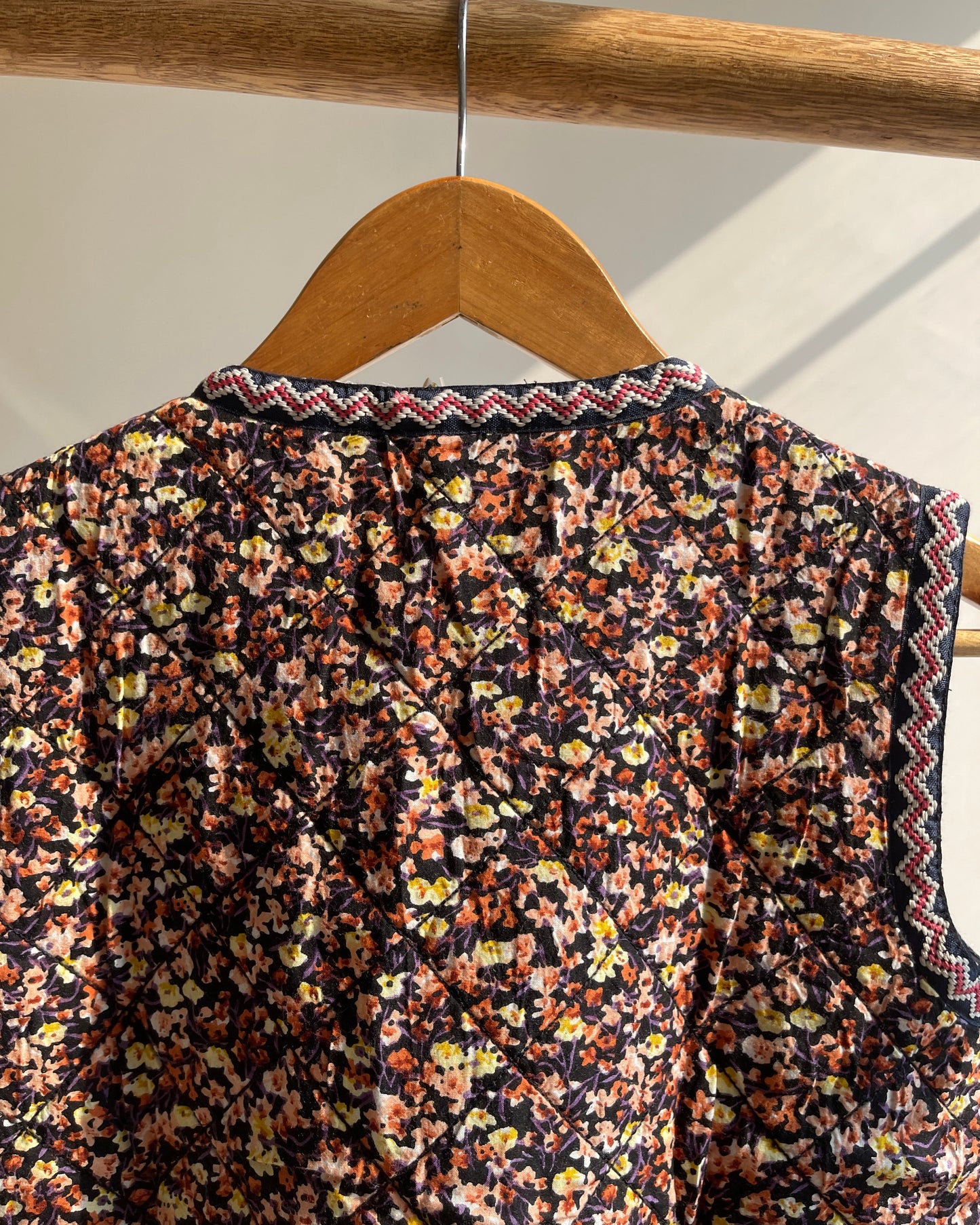 Ikat Quilted Utility Vest(S)