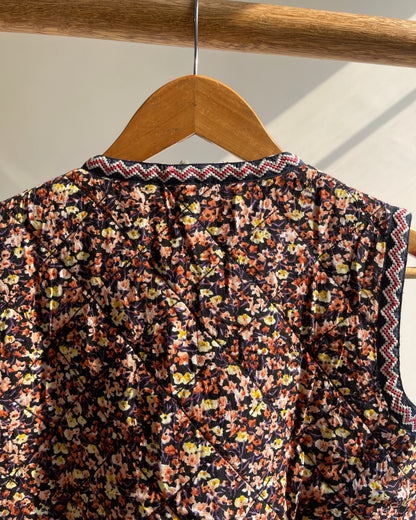 Ikat Quilted Utility Vest(S)