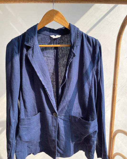 Navy Soft Blazer (M)
