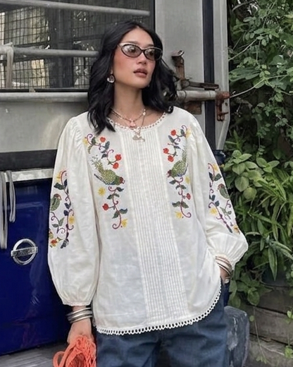 Garden Whisper Blouse(M & L)