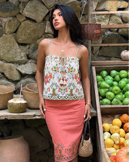 Papaya Punch Top (M,L & XL)