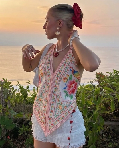 Hibiscus Kiss Top (Free Size)