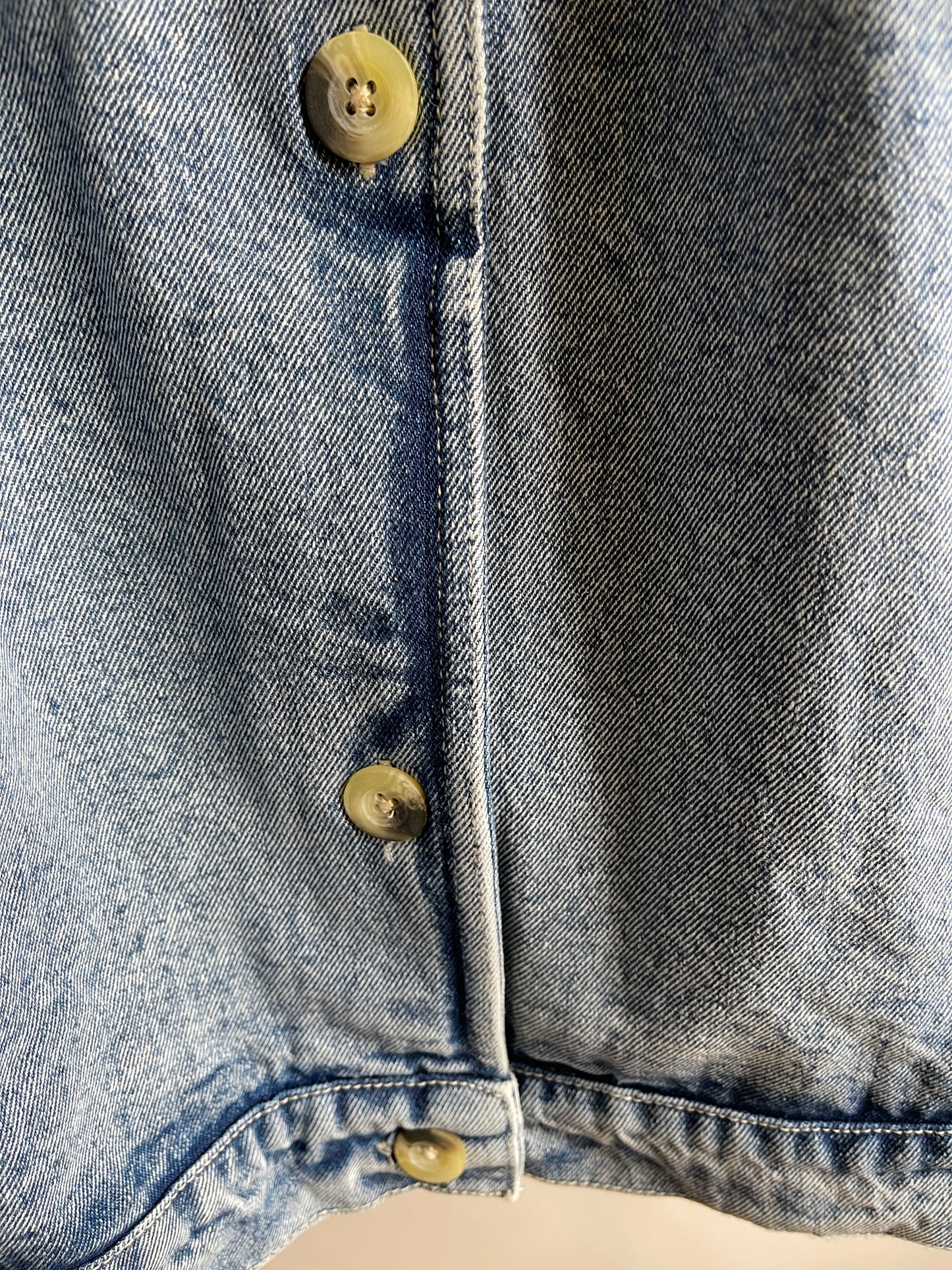 Blue Laurel Hand Denim Jacket(XL)