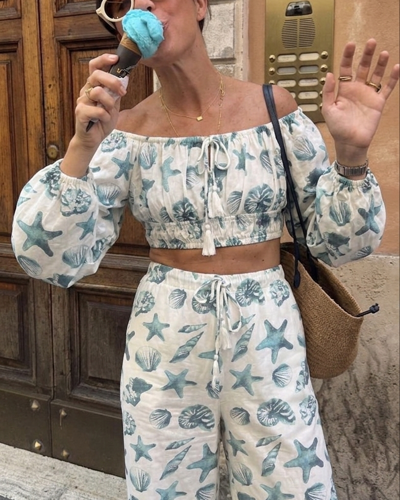 Ocean Trinkets Co Ord (M,L & XL)
