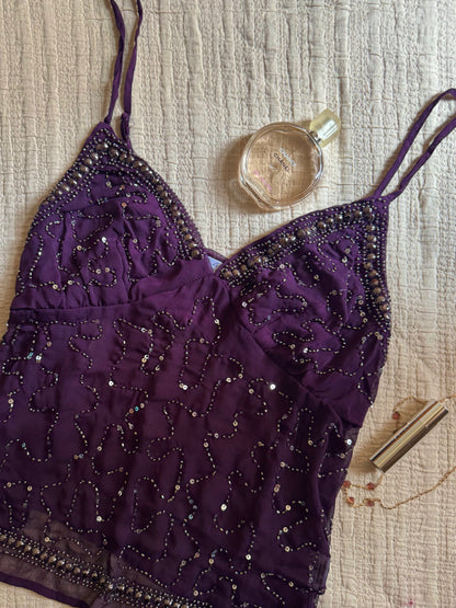Aubergine Bling