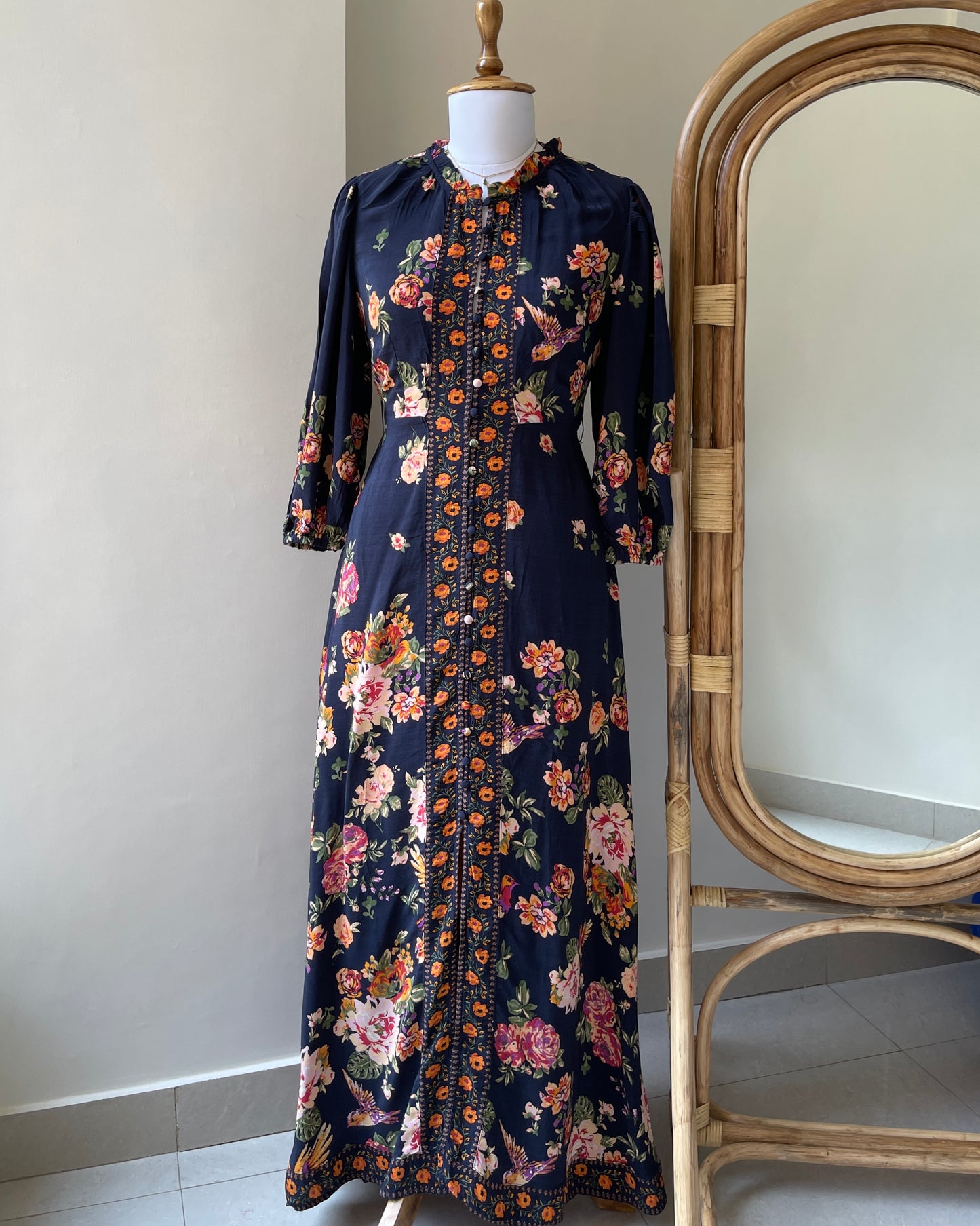 Midnight Rose Dress (S)