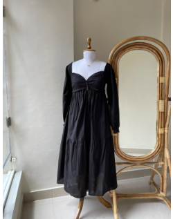 Noir Embrace Dress (XS)
