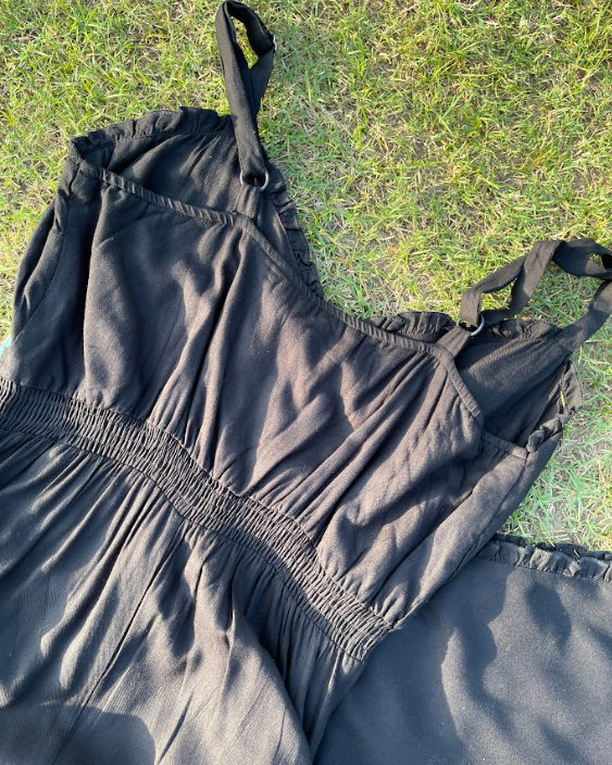Black Beauty Jumpsuit (S & L)