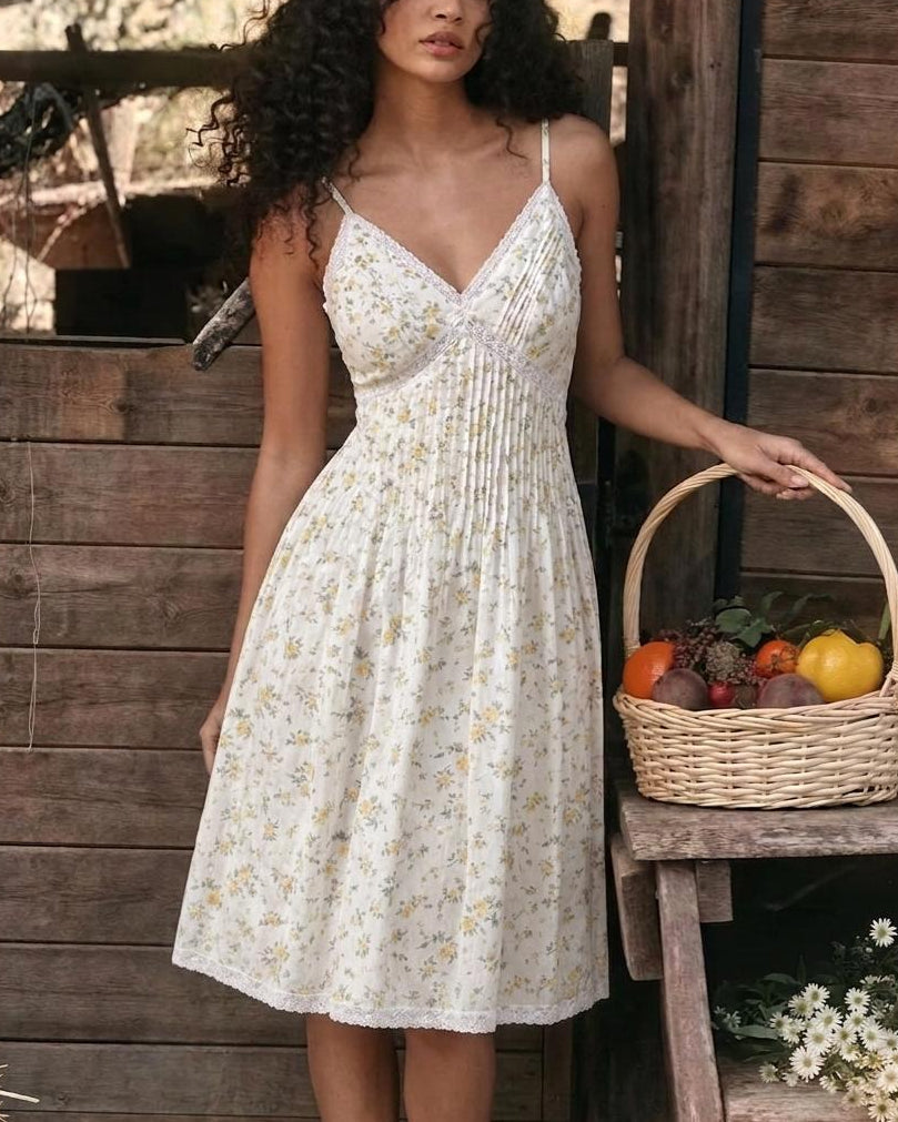 Buttercream Meadow Dress (M)
