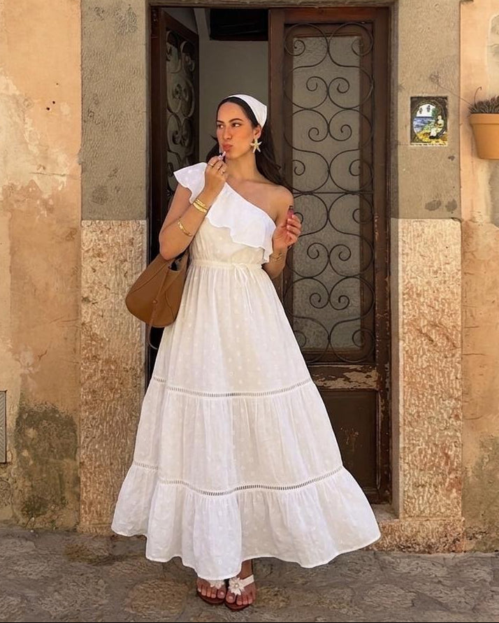 White Marigold Dress (M)